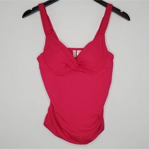 Anne Cole Twist Front Tankini Top